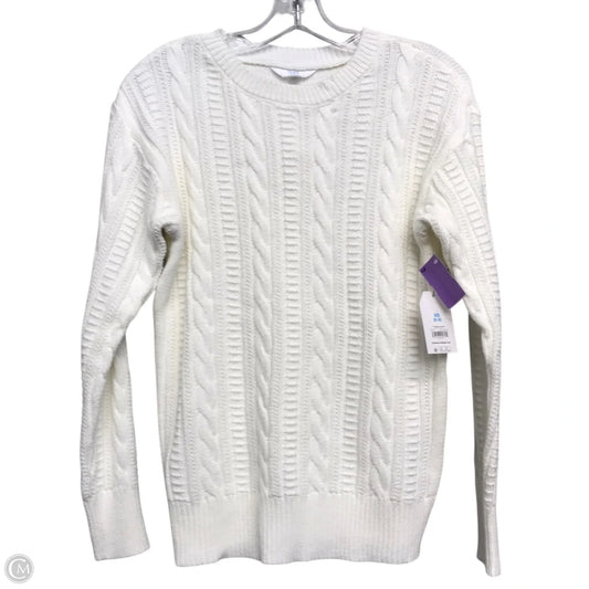 Sweater By Time And Tru In Cream, Size: Xs