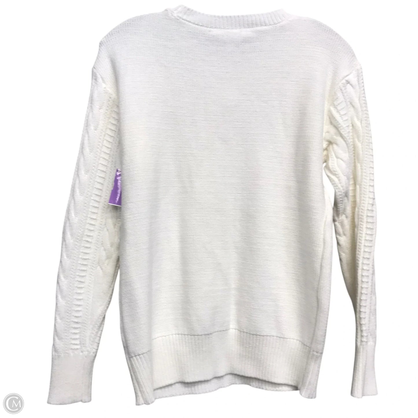 Sweater By Time And Tru In Cream, Size: Xs