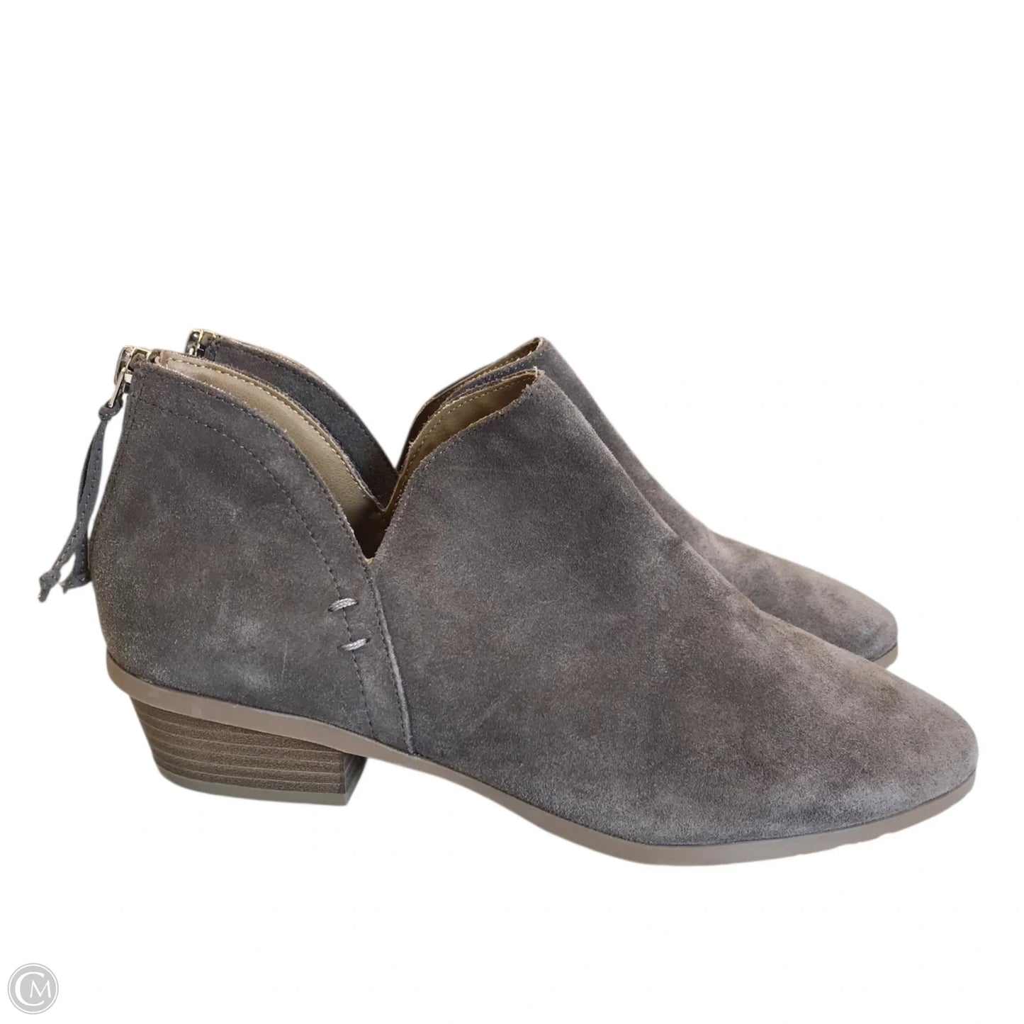Boots Ankle Flats By Kenneth Cole In Grey, Size: 10