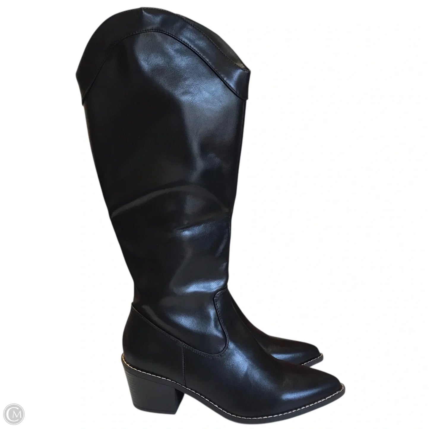 Boots Knee Heels By Dream Pairs In Black, Size: 11