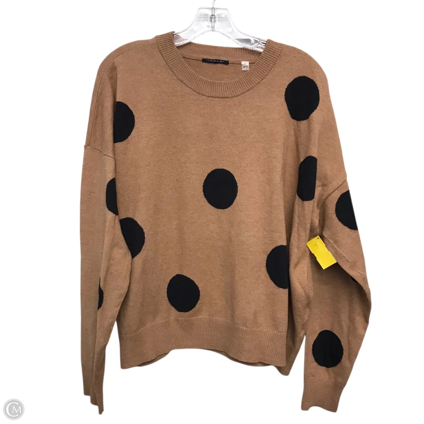 Sweater By T Tahari In Polkadot Pattern, Size: Xl
