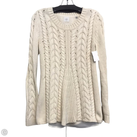 Sweater By Cabi In Cream, Size: Xs