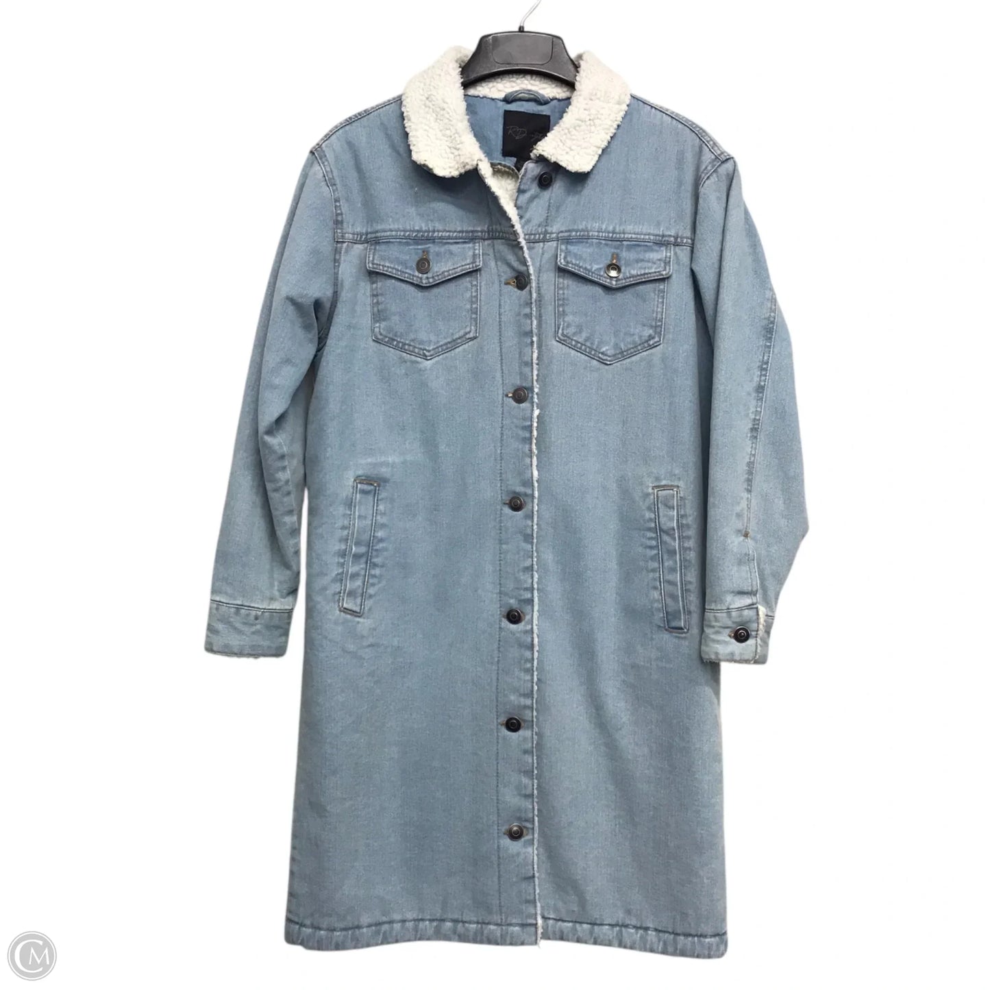 Coat Other By Rd Style In Blue Denim, Size: M