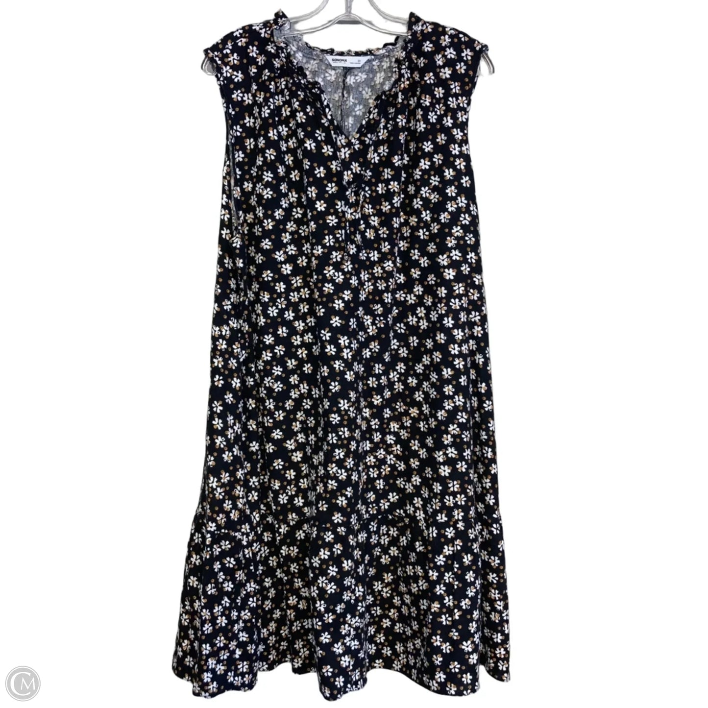Dress Casual Short By Sonoma In Floral Print, Size: 3x