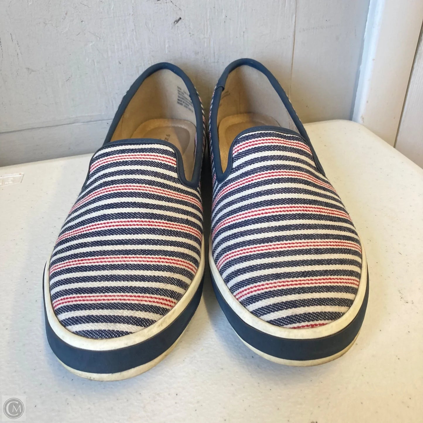 Shoes Sneakers By St Johns Bay In Blue & Red & White, Size: 9
