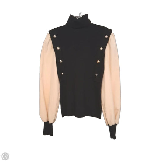 Sweater By Shein In Black & Cream, Size: M