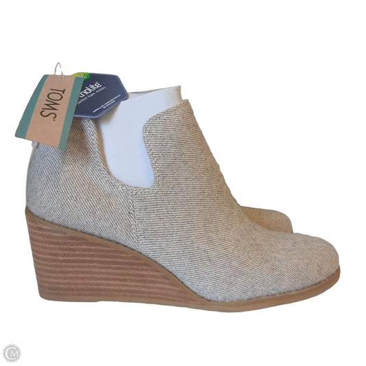 Boots Ankle Heels By Toms In Tan, Size: 7