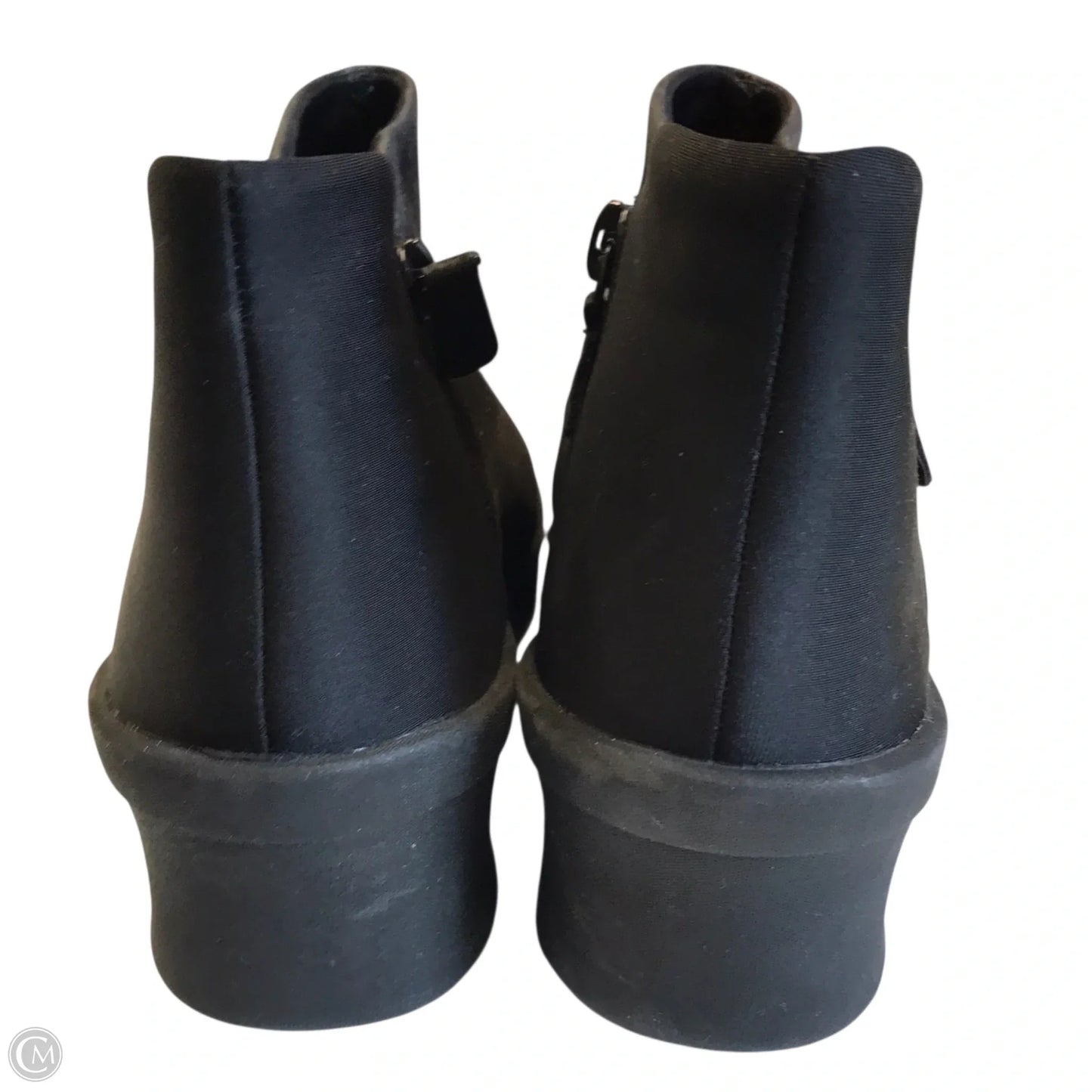 Boots Ankle Heels By Clarks In Black, Size: 6