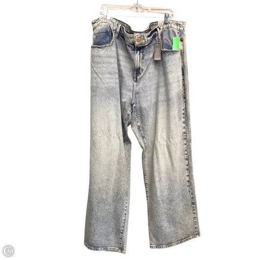 Jeans Straight By Lane Bryant In Blue Denim, Size: 24