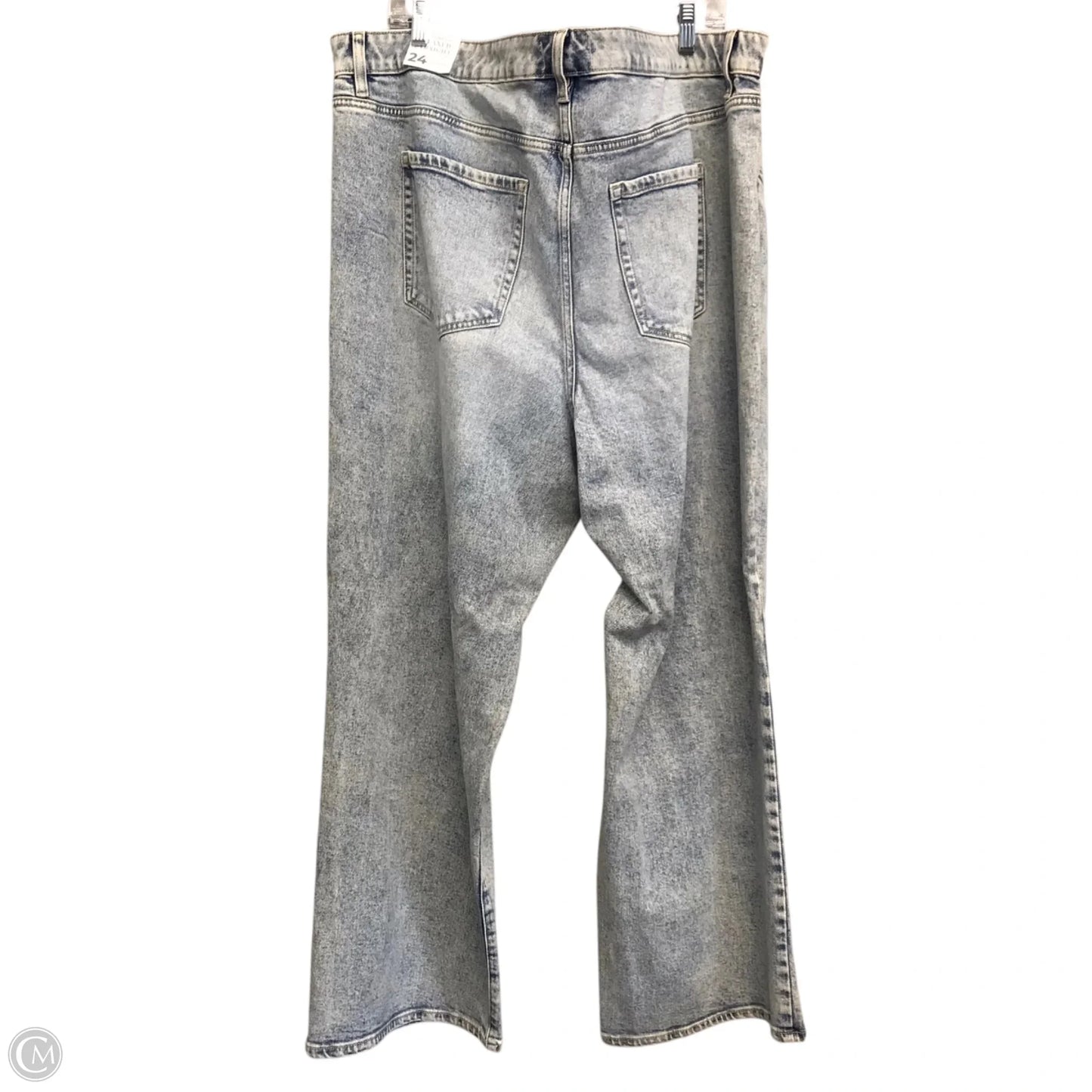 Jeans Straight By Lane Bryant In Blue Denim, Size: 24