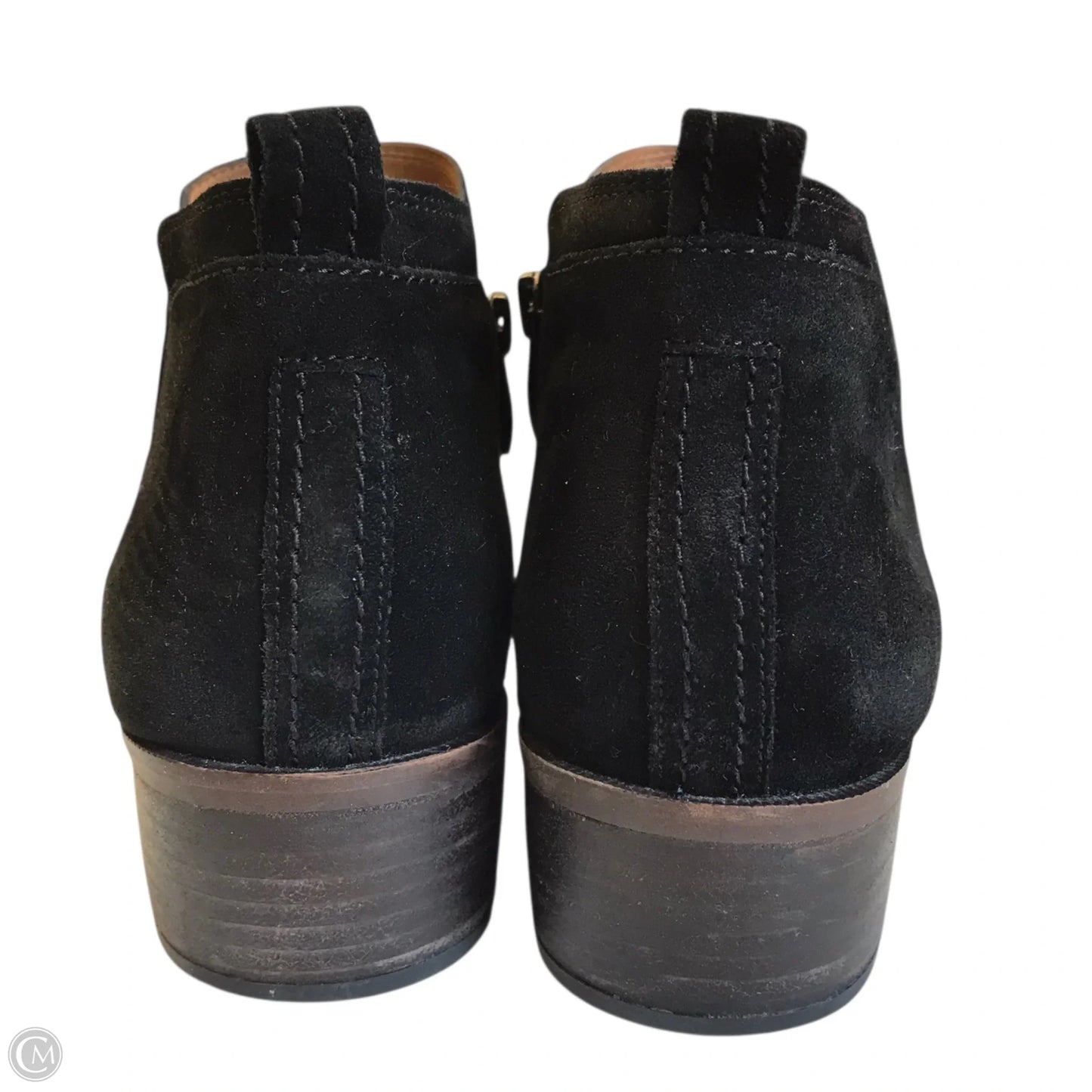 Boots Ankle Flats By Franco Sarto In Black, Size: 9