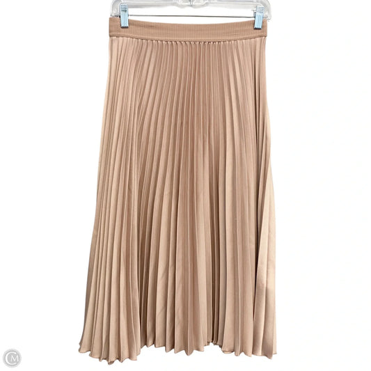 Skirt Midi By H&m In Beige, Size: 10