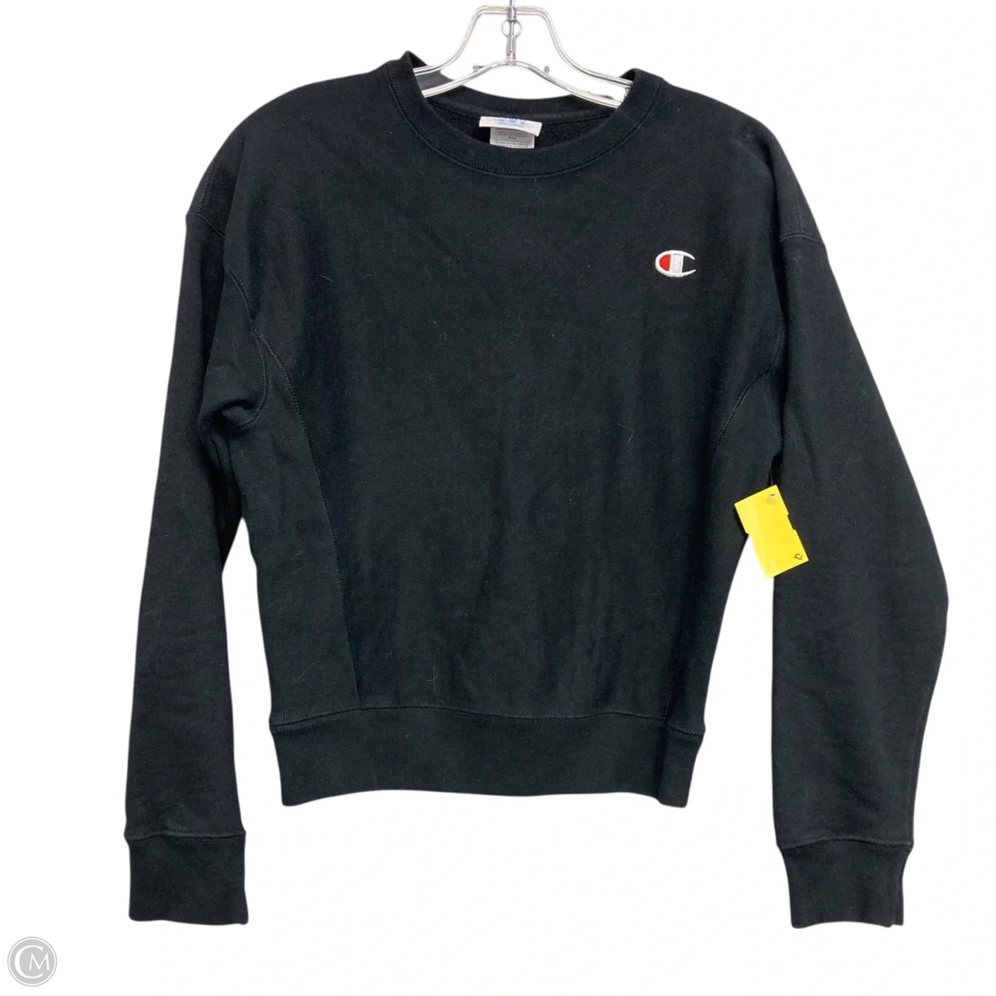 Sweatshirt Collar By Champion In Black, Size: Xs
