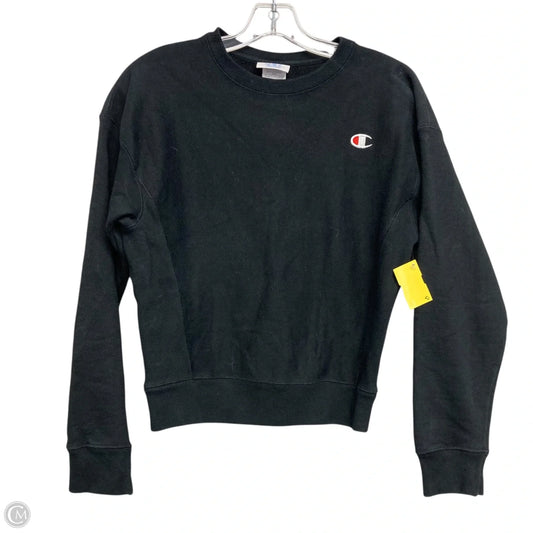 Sweatshirt Collar By Champion In Black, Size: Xs
