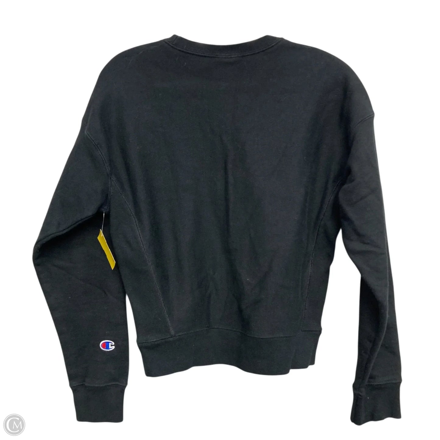 Sweatshirt Collar By Champion In Black, Size: Xs