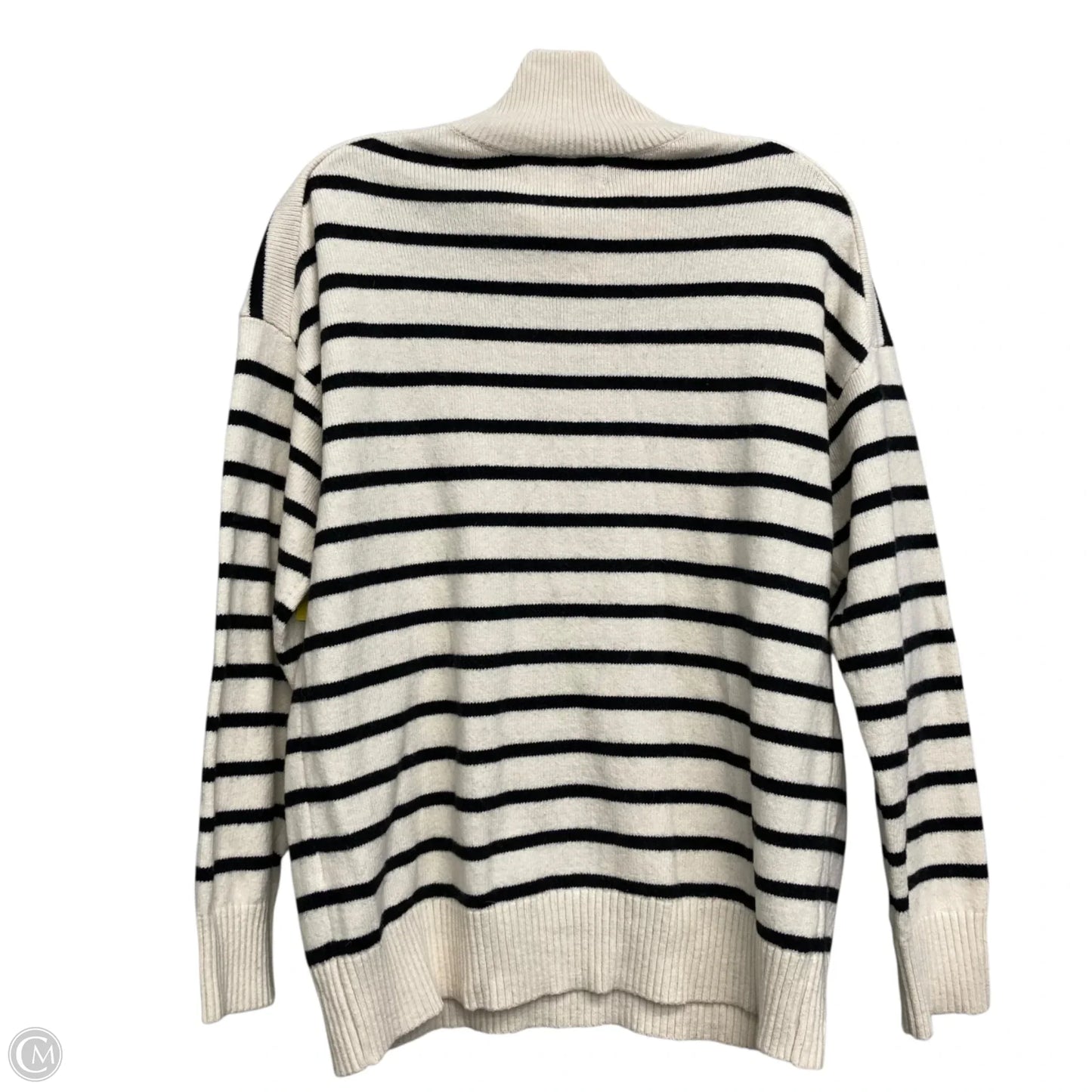 Sweater By Banana Republic In Striped Pattern, Size: M