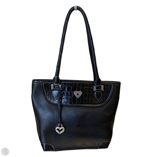 Handbag Leather By Brighton, Size: Medium