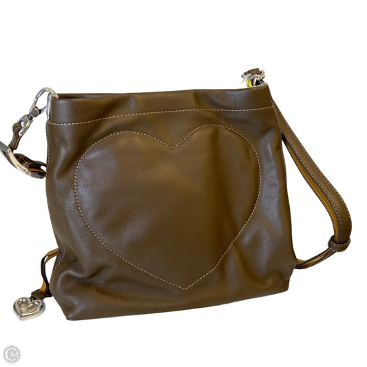 Crossbody Leather By Brighton, Size: Small