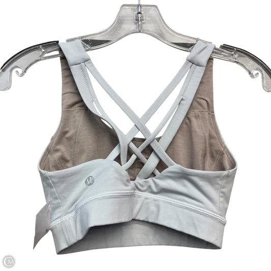 Athletic Bra By Lululemon In Grey, Size: Xs