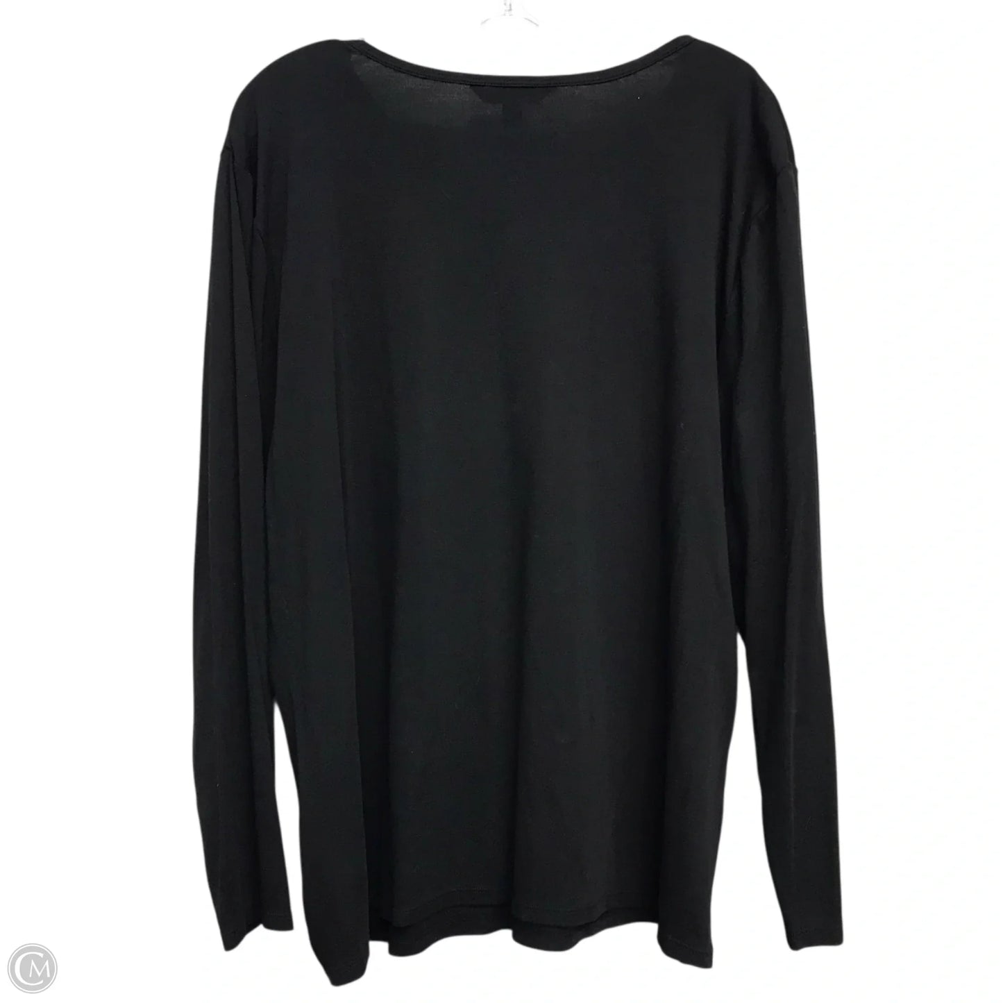 Top Long Sleeve By Lauren By Ralph Lauren In Black, Size: 3x
