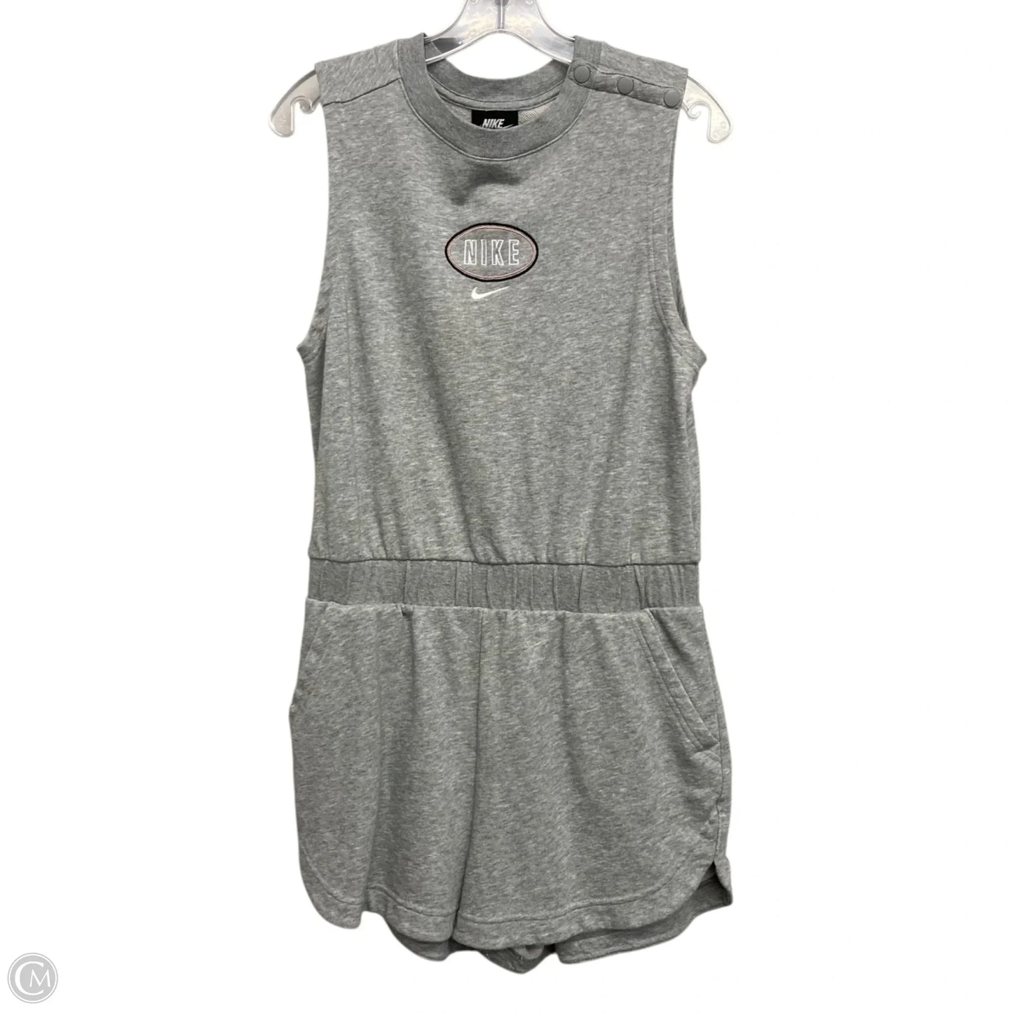 Romper By Nike Apparel In Grey, Size: M