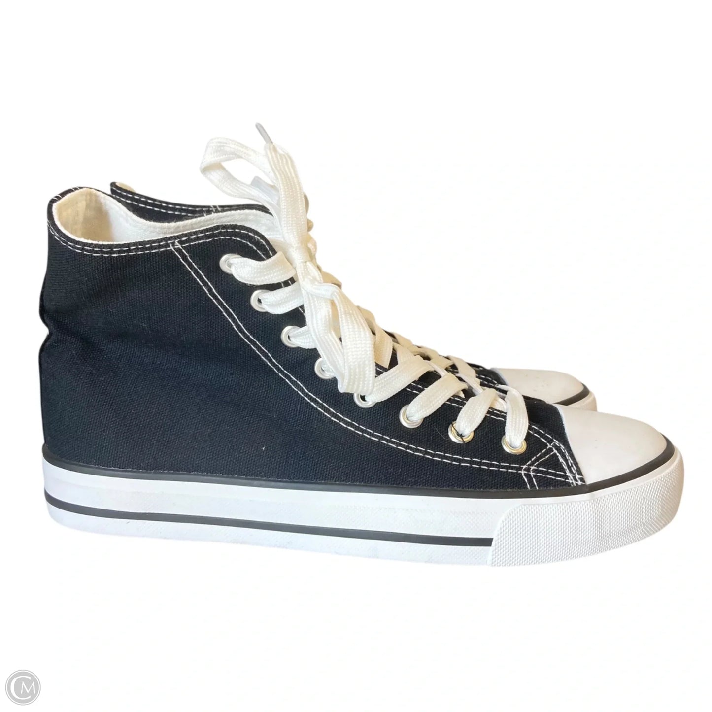 Shoes Sneakers In Black & White, Size: 9
