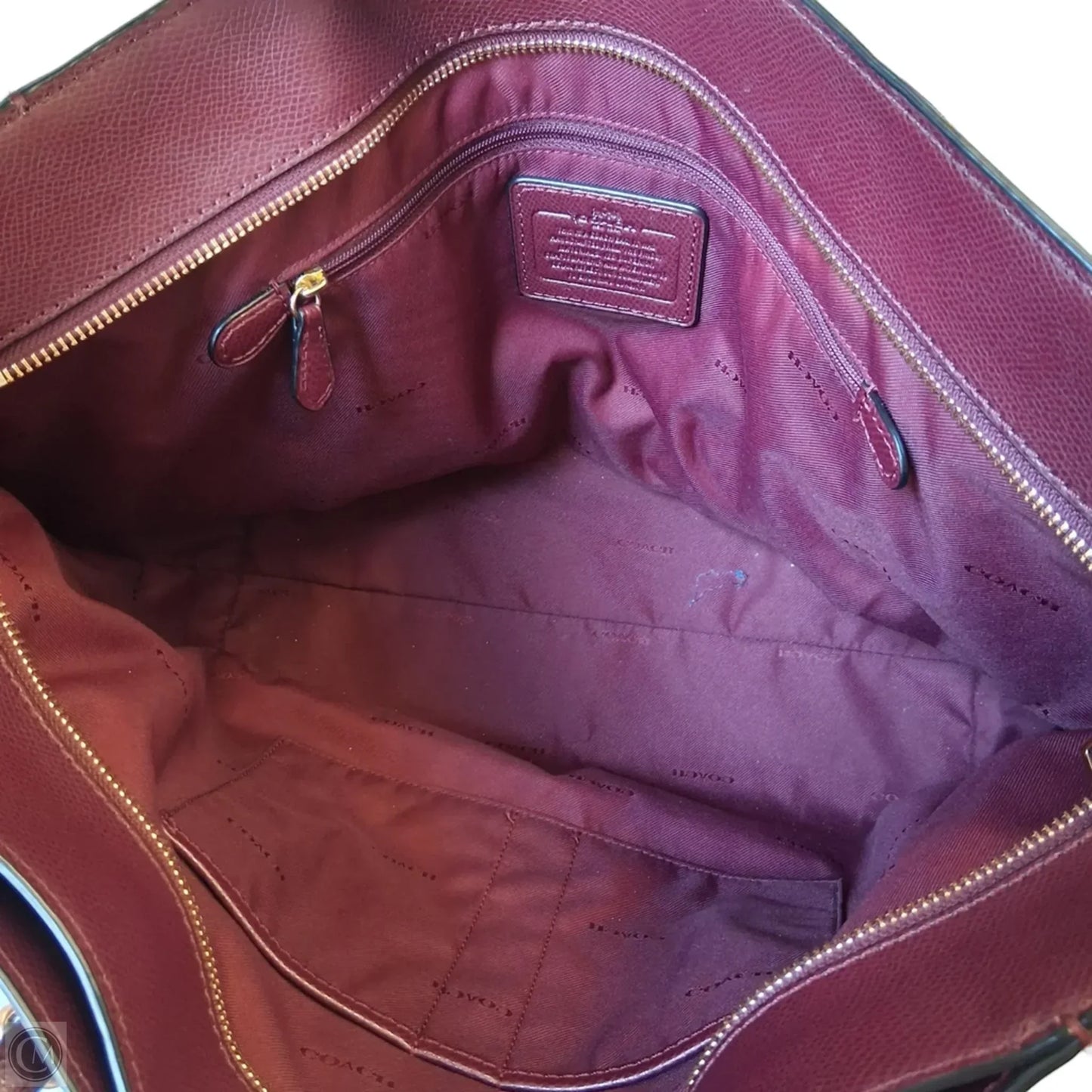 Handbag Designer By Coach, Size: Large
