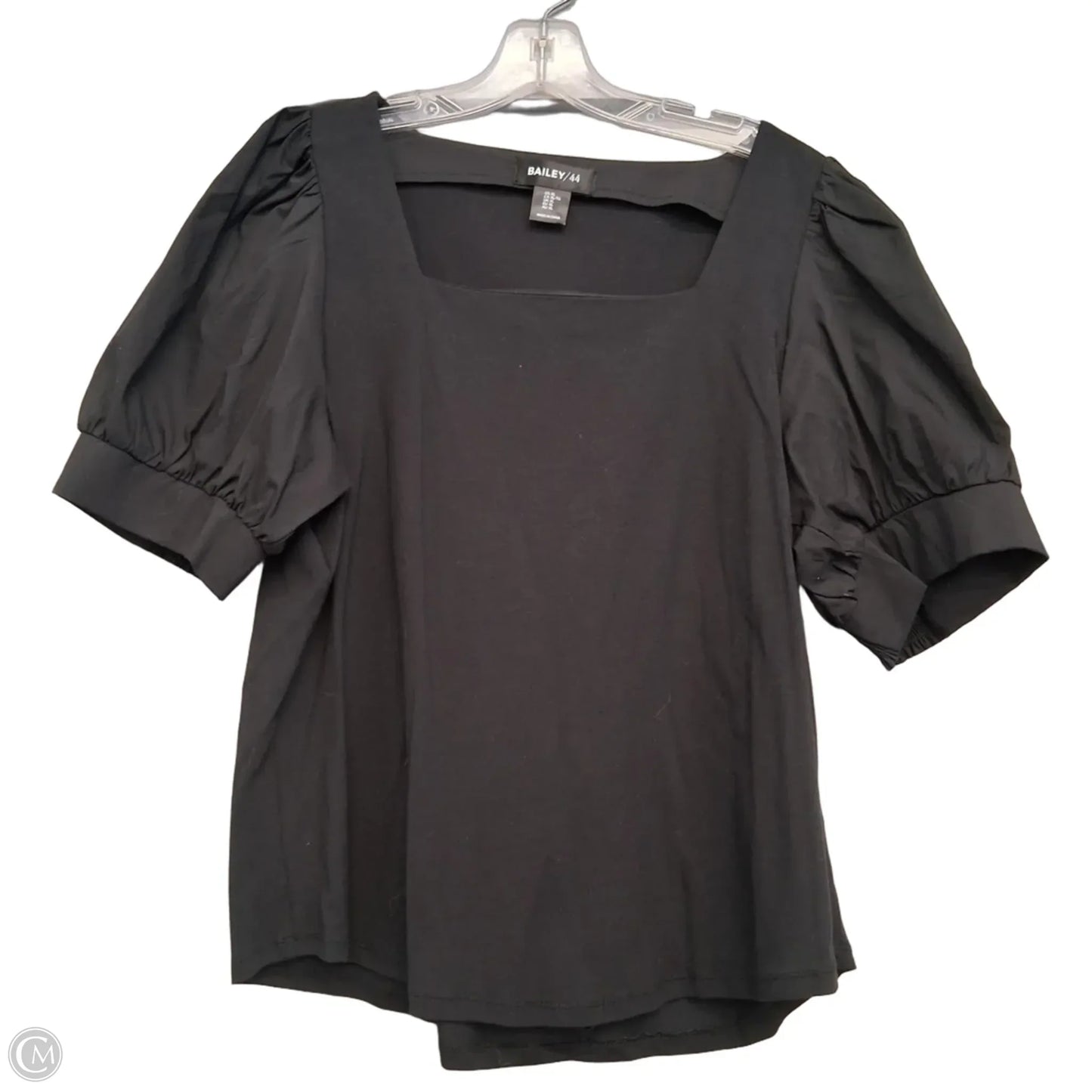 Top Short Sleeve Basic By Bailey 44 In Black, Size: Xl