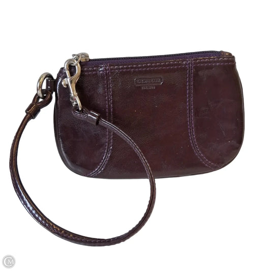 Wristlet Designer By Coach, Size: Small