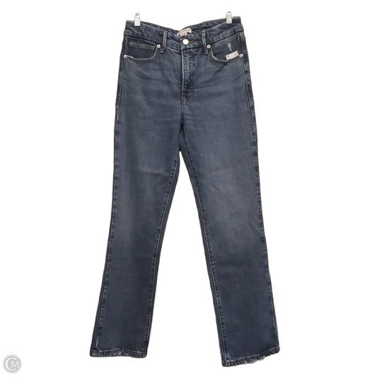 Jeans Straight By Good American In Blue Denim, Size: 2
