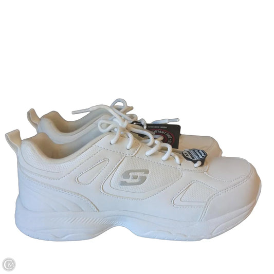 Shoes Athletic By Skechers In White, Size: 9.5