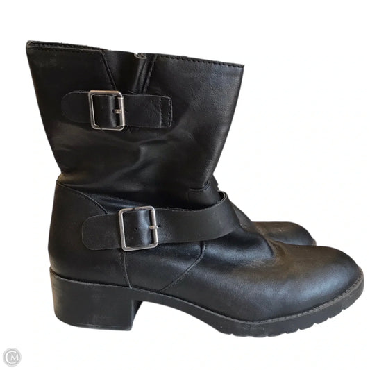 Boots Combat By Style And Company In Black, Size: 9