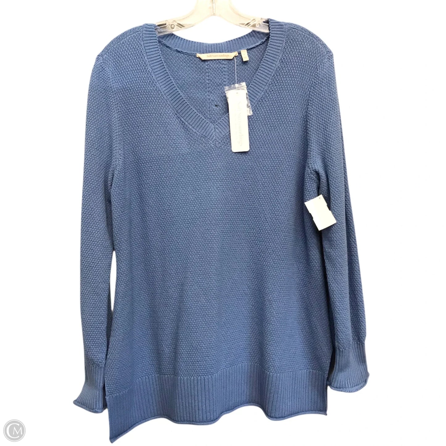 Sweater By Soft Surroundings In Blue, Size: L