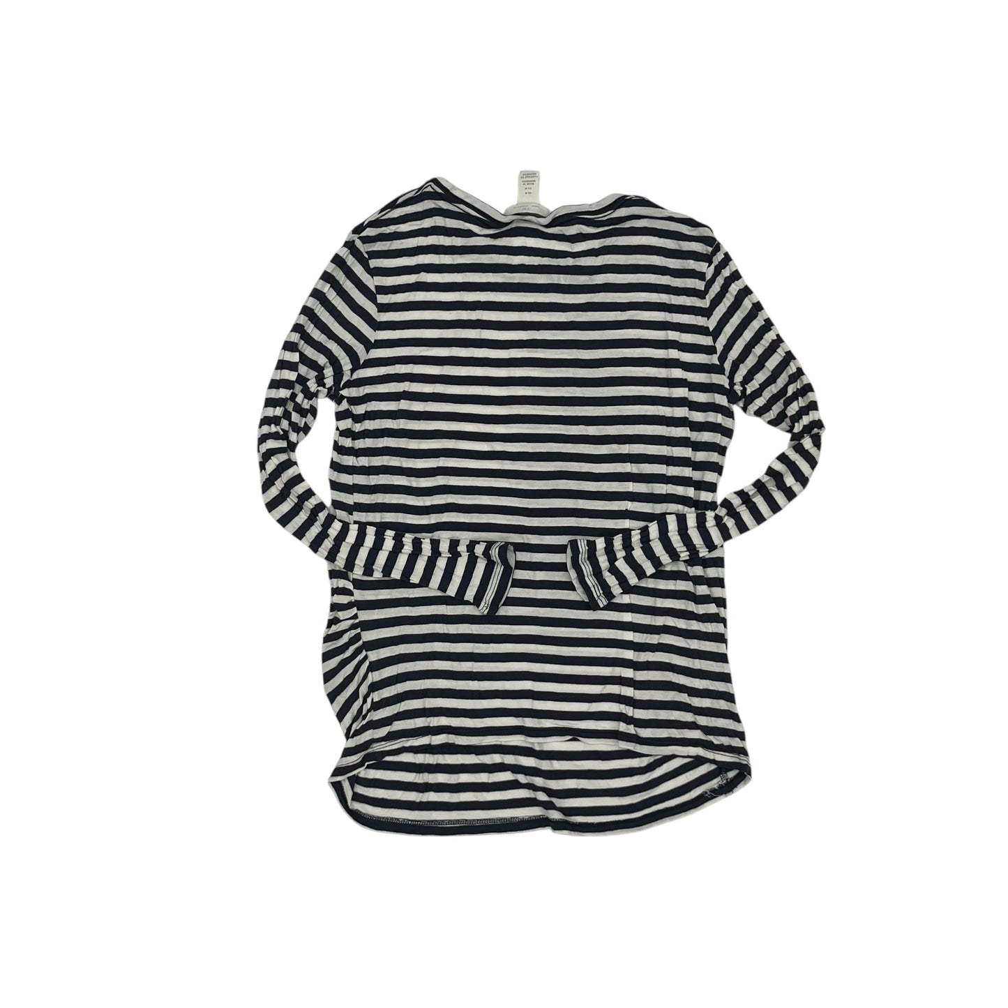 Mat Top Ls By H&M In Blue & Cream, Size:M