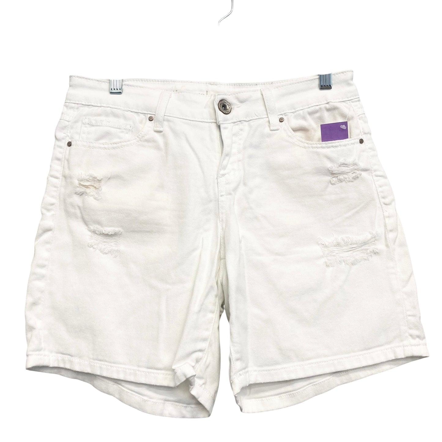Shorts By Natural Reflections In White, Size:4