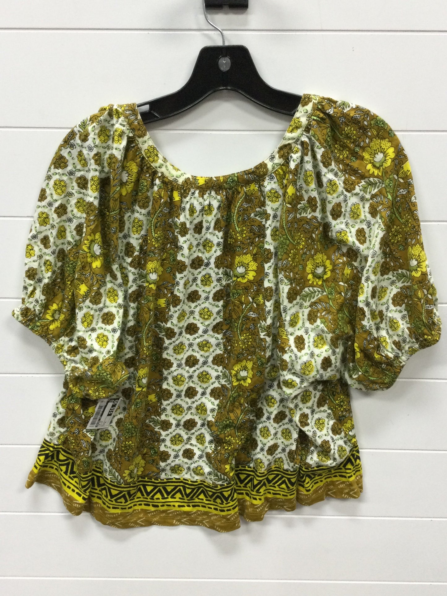 Top Ss By Rachel Zoe In Yellow, Size:M