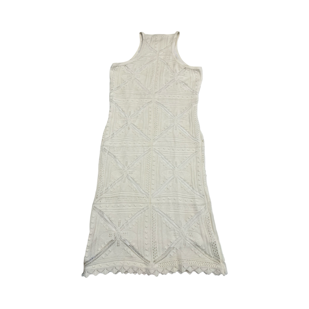 Dress Casual Maxi By 525 In Cream, Size:L