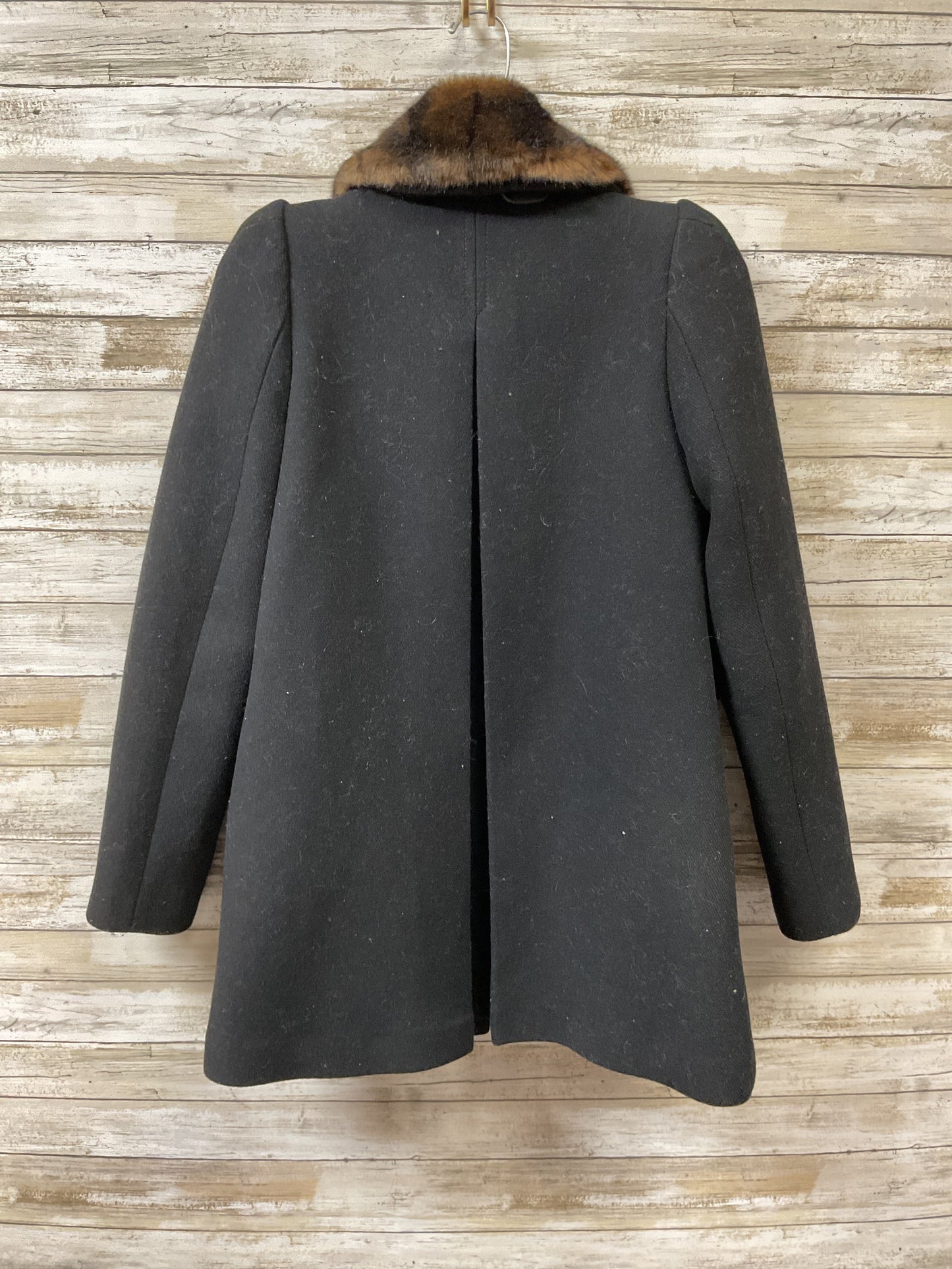 Coat Designer By Kate Spade In Black, Size:Xs