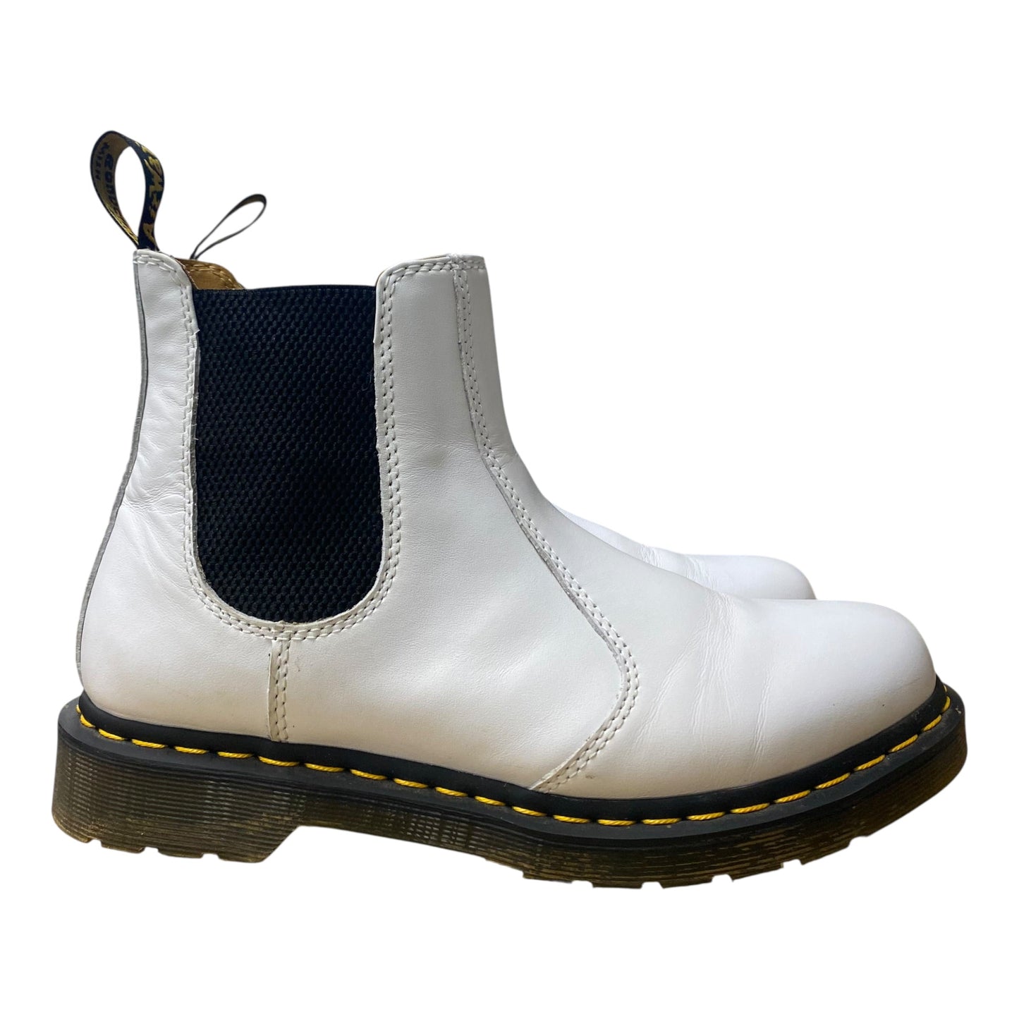 Boots Ankle Flats By Dr Martens In White, Size:10