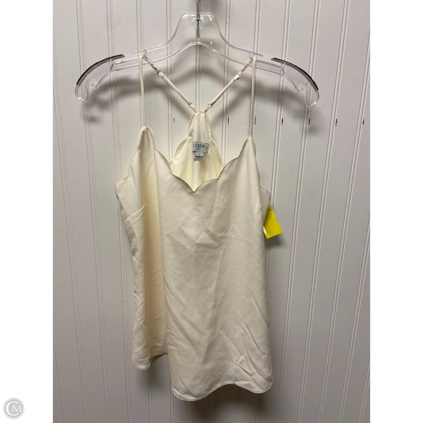 Top Sleeveless By J. Crew In Cream, Size: Xs