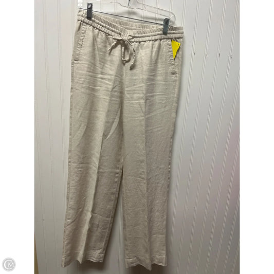 Pants Linen By Talbots In Beige, Size: 2