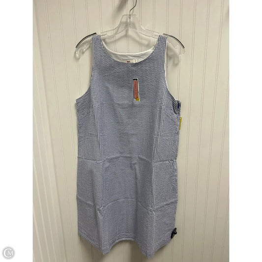Dress Casual Short By Vineyard Vines In Blue & White, Size: L