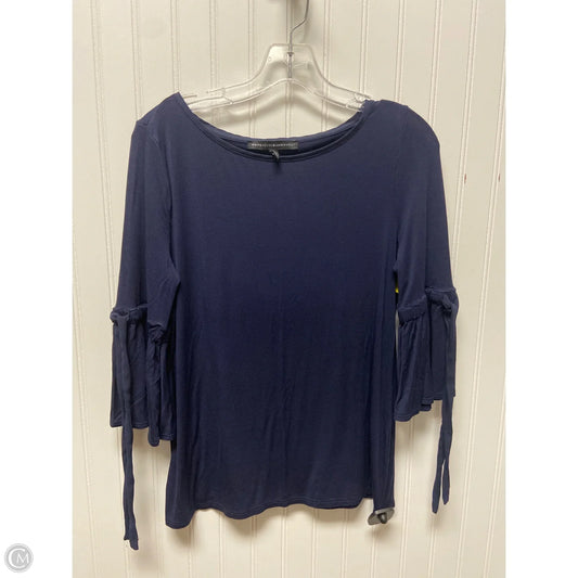 Top Long Sleeve By White House Black Market In Blue, Size: S