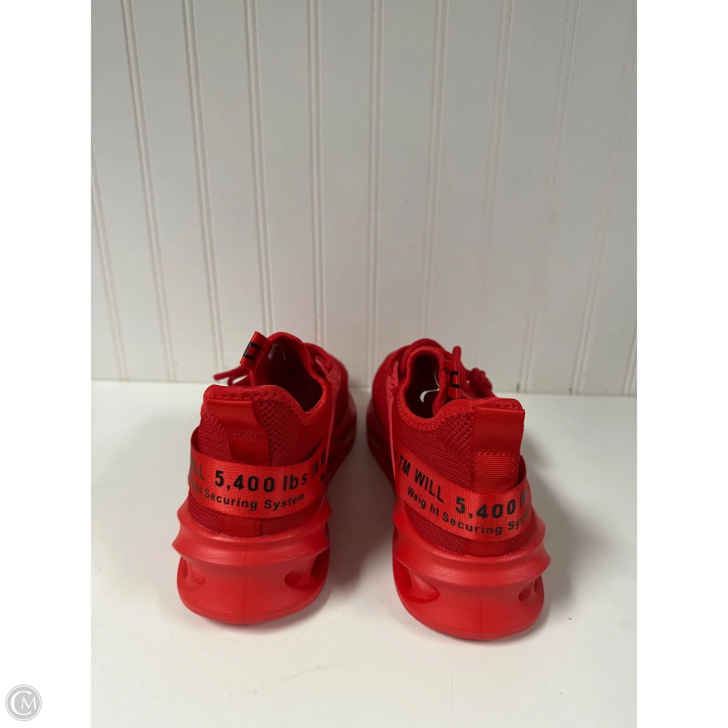 Shoes Athletic By Clothes Mentor In Red, Size: 8.5