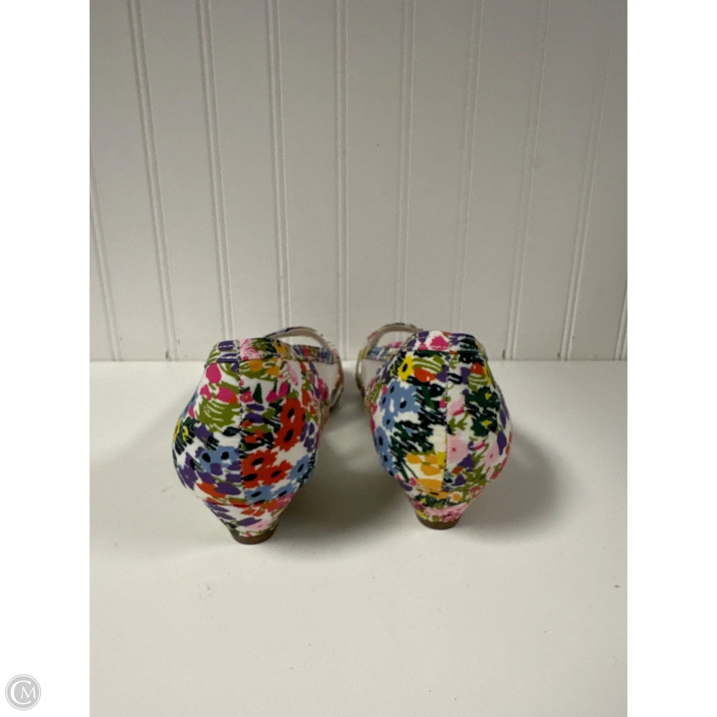 Shoes Heels Wedge By East 5th In Floral Print, Size: 8.5