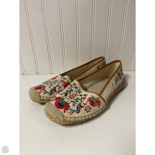Shoes Flats By Gianni Bini In Floral Print, Size: 8