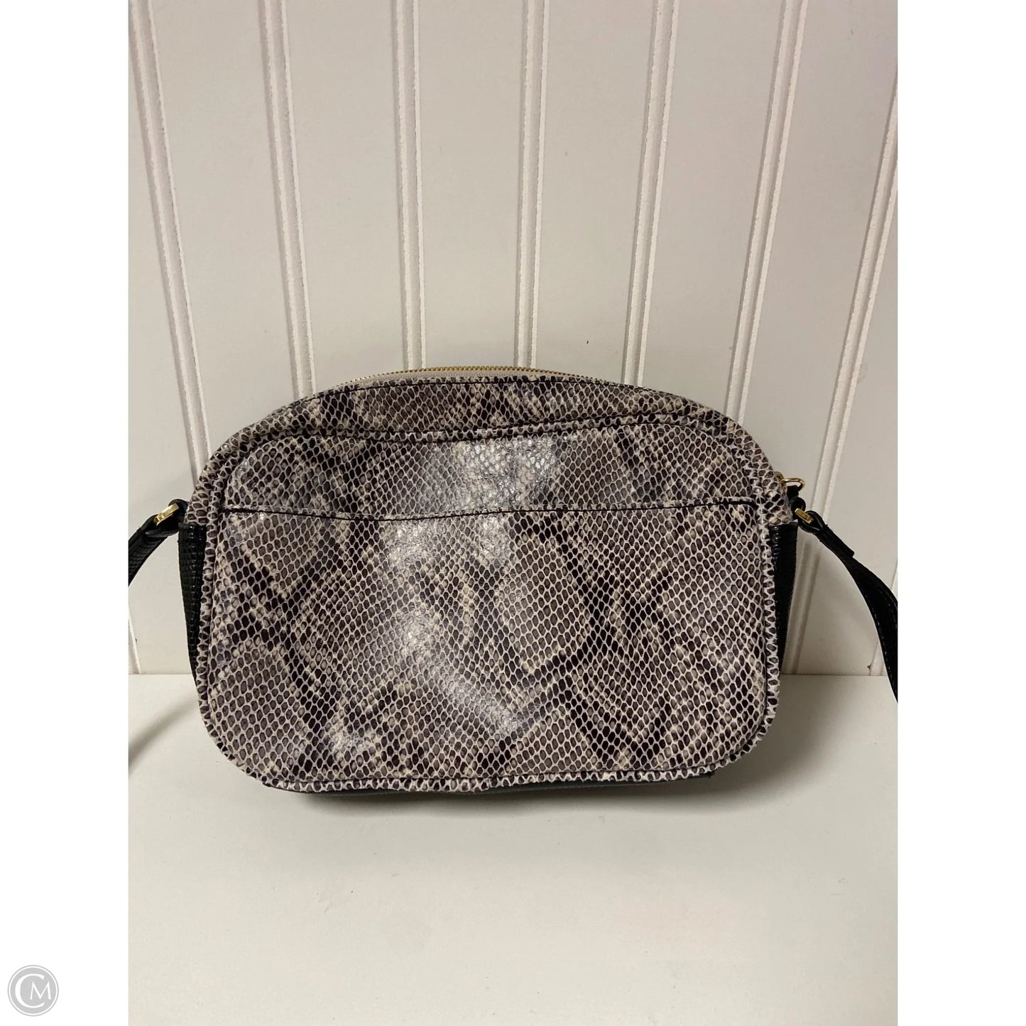 Handbag Leather By Gilli, Size: Medium