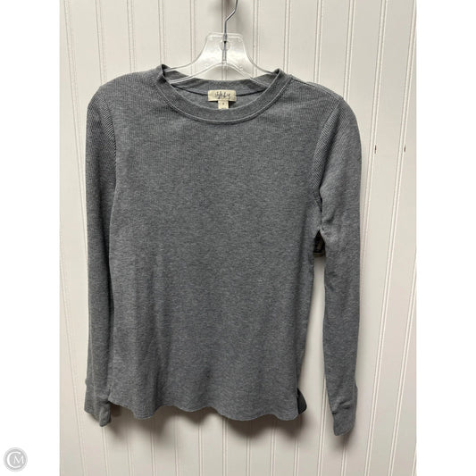 Top Long Sleeve By Style And Company In Grey, Size: S