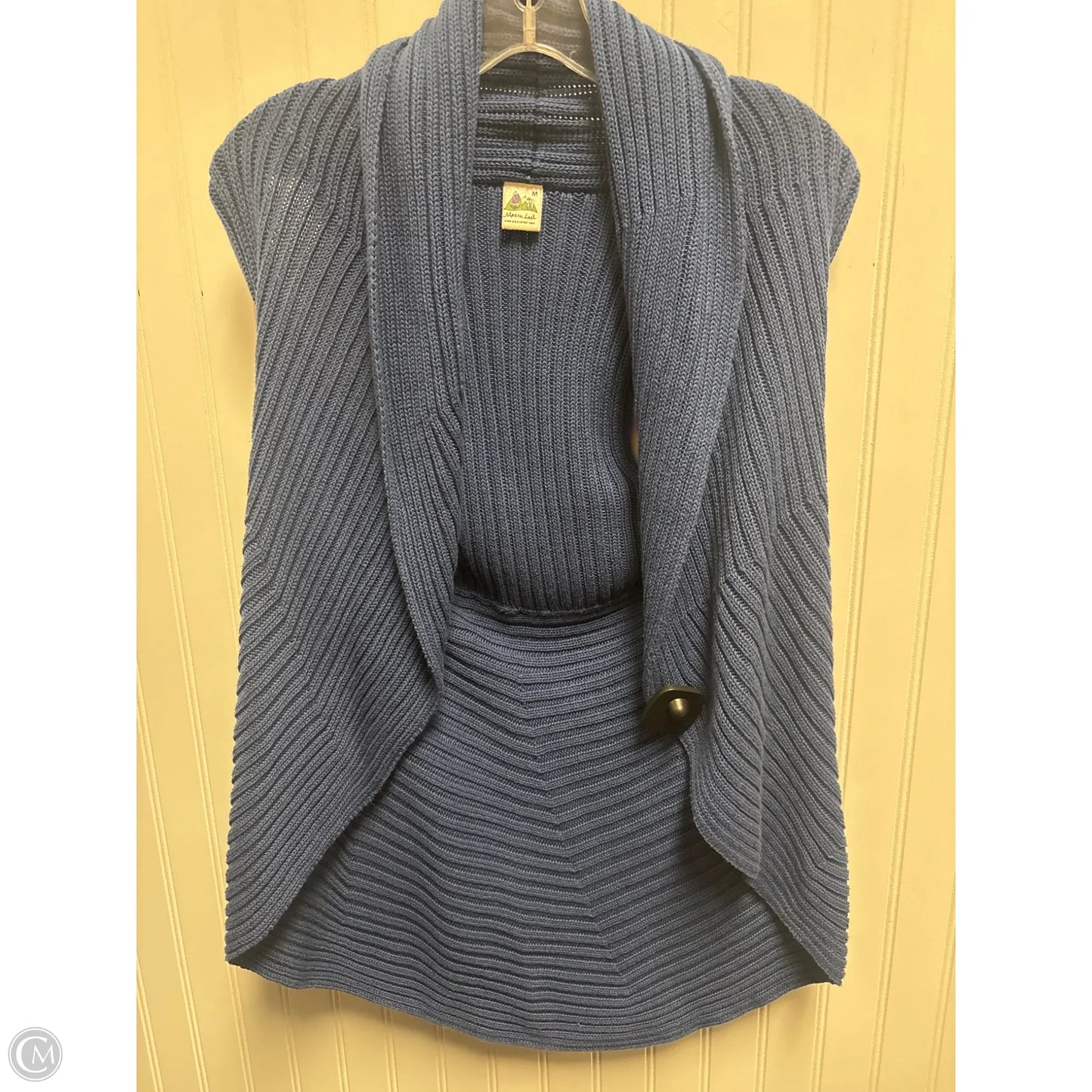 Sweater Cardigan By Clothes Mentor In Blue, Size: M