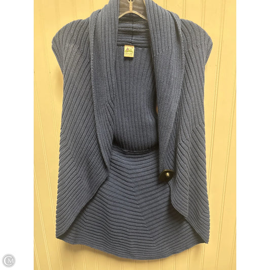 Sweater Cardigan By Clothes Mentor In Blue, Size: M